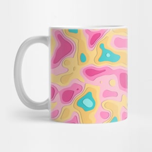 colourful cut out paper Mug